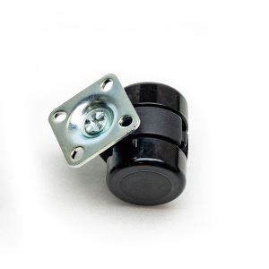 Roulette double pivotante Ø 35 mm